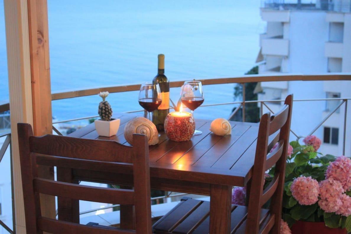 Lido Apartments Himare Exterior foto
